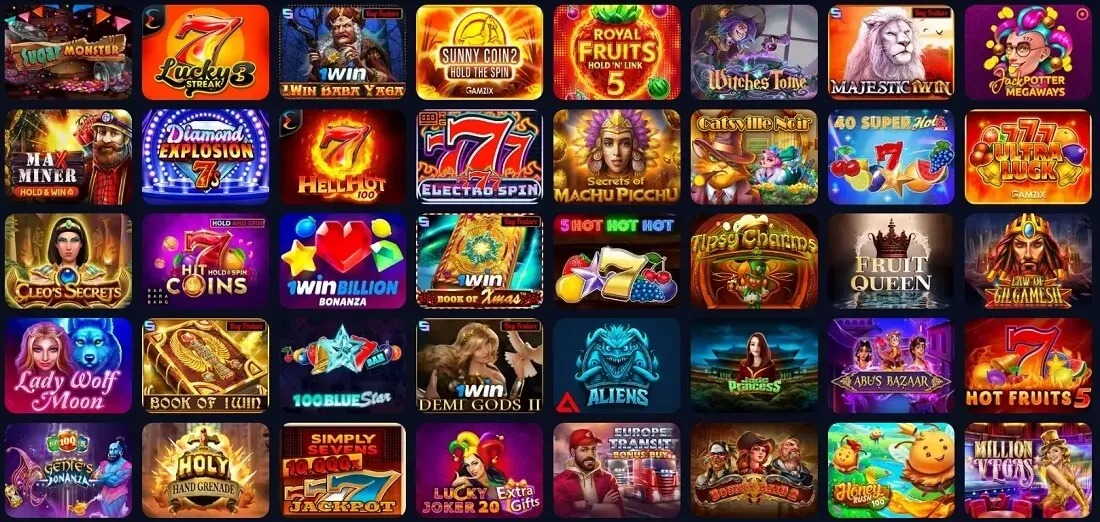 best games 1win casino Pakistan